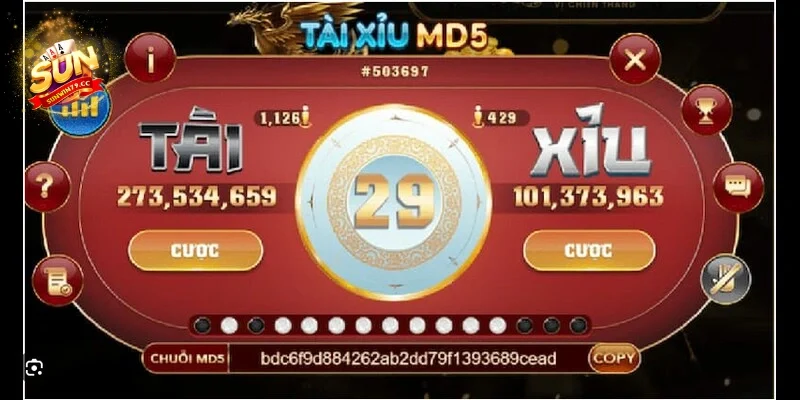 Tài Xỉu MD5 Sunwin - Trò Chơi Cho Tân Thủ Lẫn Chuyên Nghiệp 1 Tài xỉu MD5 Sunwin
